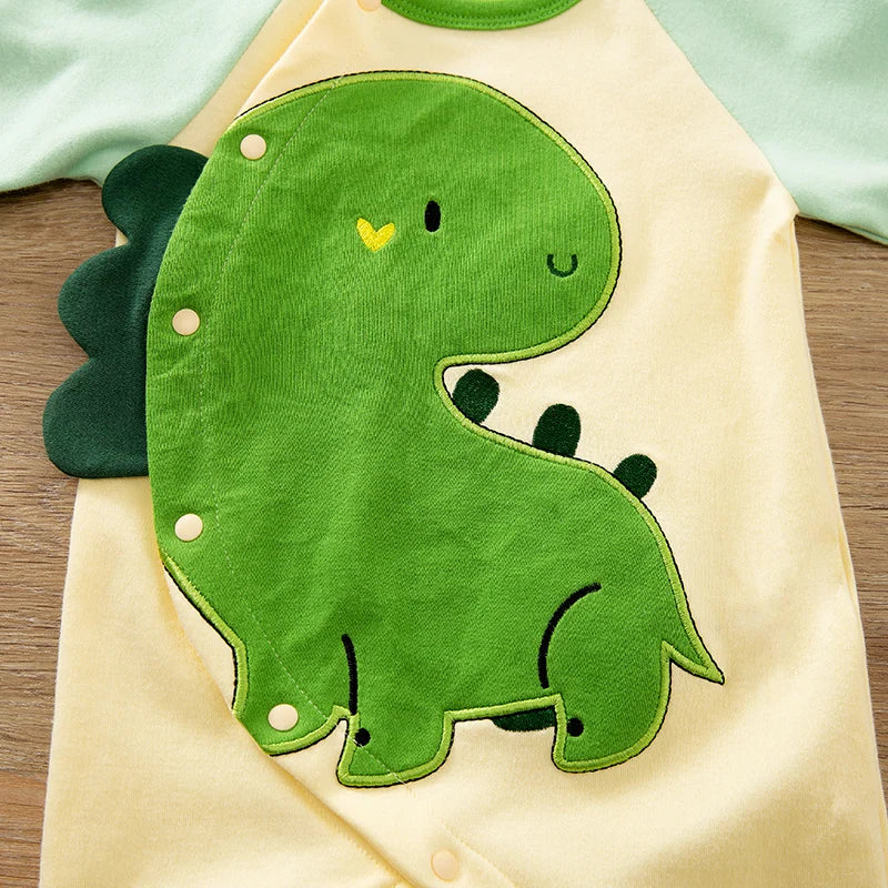 Dinosaur Long Sleeve Baby Bodysuit