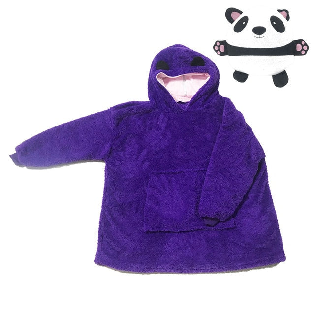 Manta Sudadera con capucha de Felpa suave