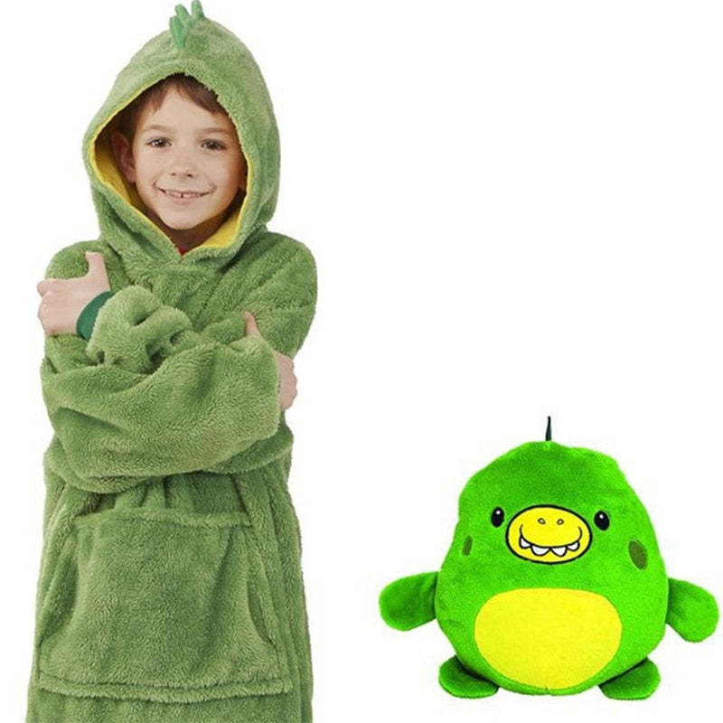 Soft Plush Hoodie Blanket